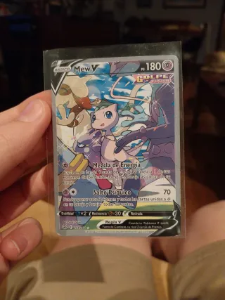 Carta Pokémon Mew V Golpe Fusión Near Mint