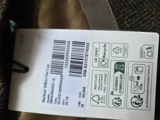 Gorra Barbour Wilkin Marrón Cuadros Talla M