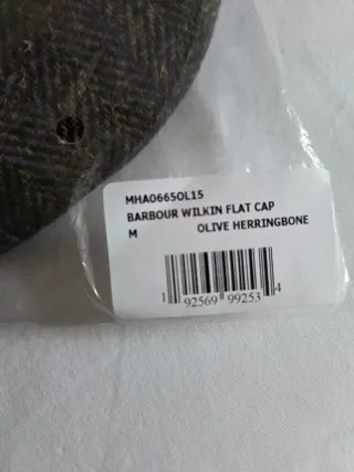 Gorra Barbour Wilkin Marrón Cuadros Talla M