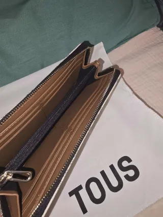 Cartera TOUS blanca con estampado