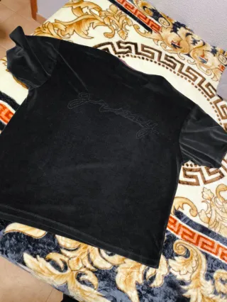 Camiseta Grimey Terciopelo Negra
