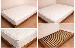 Colchón 120 + Somier Madera