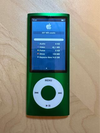 iPod Nano 5ta Gen Verde (buena batería)
