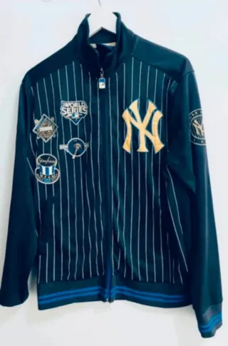 Chaqueta Yankees World Series Negra y Azul