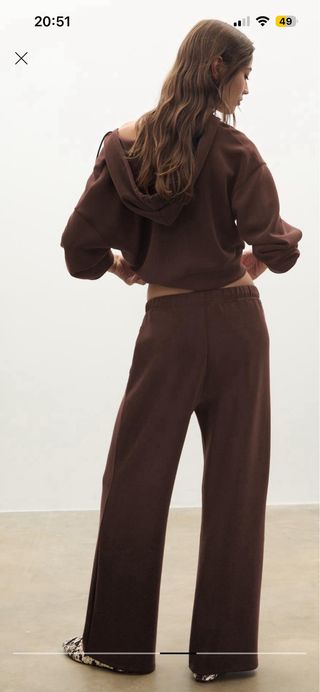 Pantalón Stradivarius marrón nuevo con etiqueta