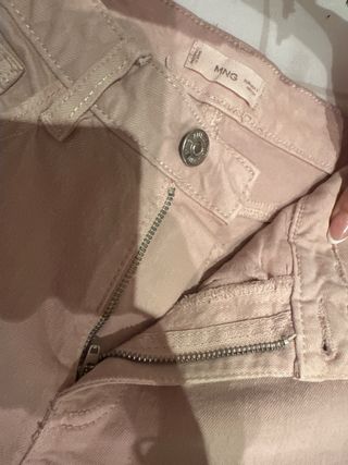 Pantalones cargo rosas de campana