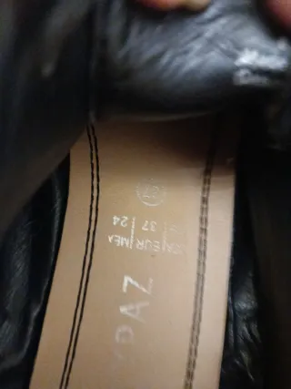 Zapatos Oxford Negros Charol y Ante