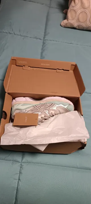 Deportivas Asics Gel Mujer Rosa y Plata