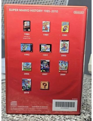 JUEGO Wii Super Mario All Stars con Super M\xe1rio Hist\xf3ria CD