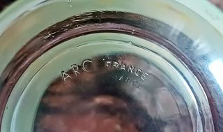 6 Tazas Jumbo Vidrio ARC France Flores