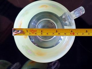 6 Tazas Jumbo Vidrio ARC France Flores