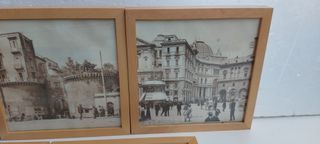 5 Quadri Incisione Napoli Vecchia