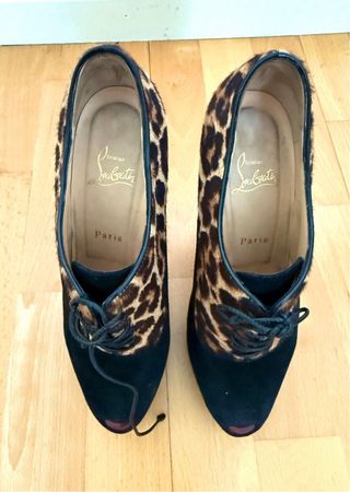 Botines Christian Louboutin Animal Print