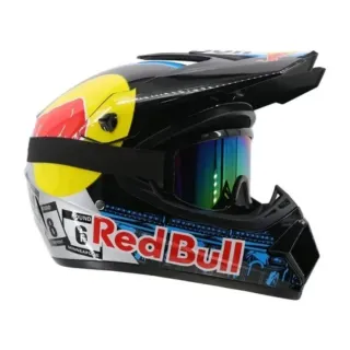 OFERTA !! Casco Motocross Red Bull + Gafas (Nuevo)