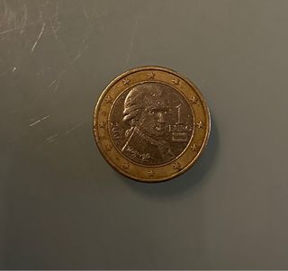 Moneda 1 Euro Mozart 2008