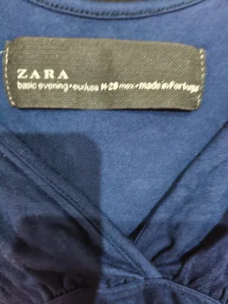 Vestido Zara Talla M Azul