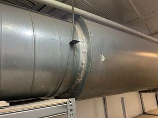 Tubo chimenea 500mm con filtro y codo