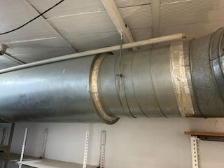 Tubo chimenea 500mm con filtro y codo