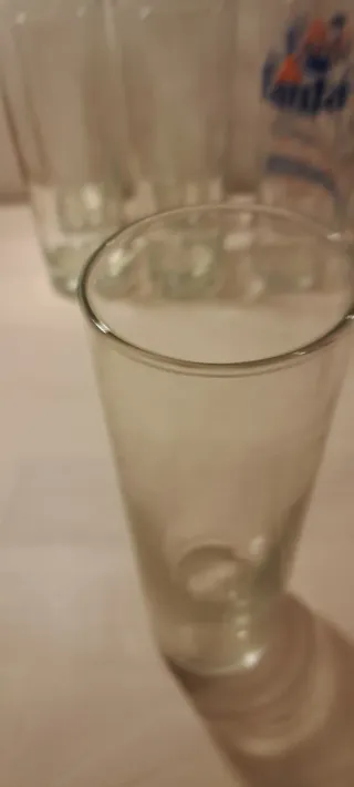 Vasos de tubo clásicos transparentes