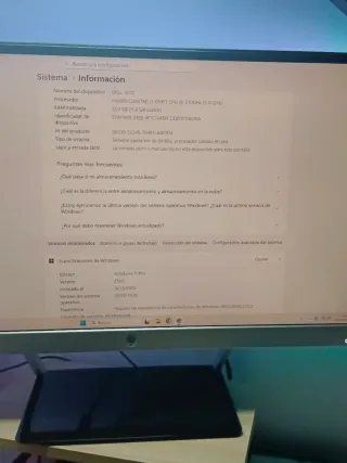 Dell 3070 Sobremesa+monitor teclado y ratón