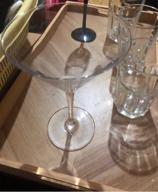 5 Vasos de Vidrio Transparentes de refresco.