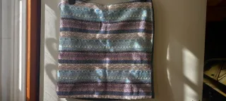 Falda estampada de mujer