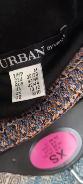 Falda estampada de mujer