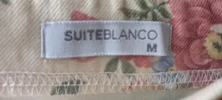 Falda estampada de mujer