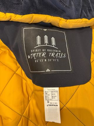 Abrigo Nieve Decathlon -20° Azul