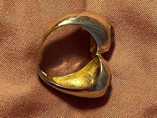 Anillo Plata Vintage Cristal Azulmarino