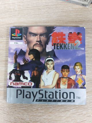 PS1 Tekken 2 Platinum Edición PAL
