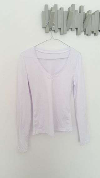 Camiseta manga larga blanca