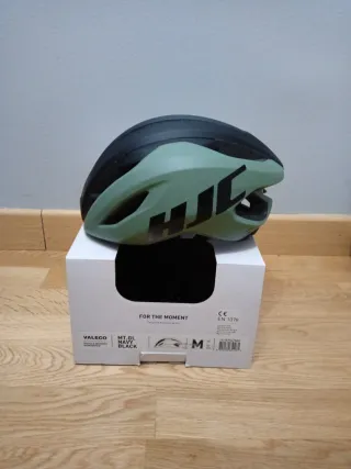 Casco HJC Valeco Talla M Negro/Verde
