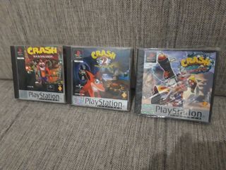 Crash Bandicoot 1, 2 y 3 PS1