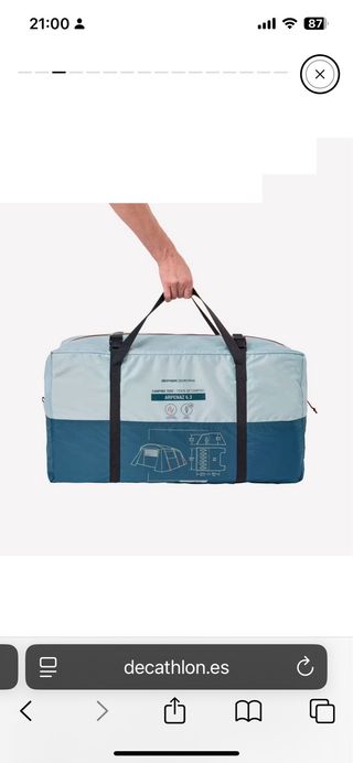 Tienda campaña 6 personas Arpenaz como nueva