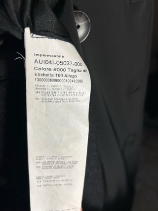 Cappotto Allegri impermeabile