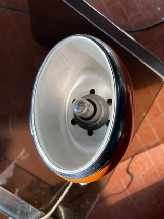 Lampada da tavolo design arancione