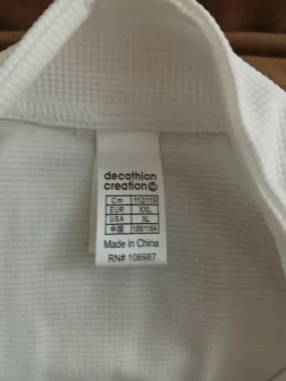 Maillot Ciclismo Btwin Hombre Blanco.XXL