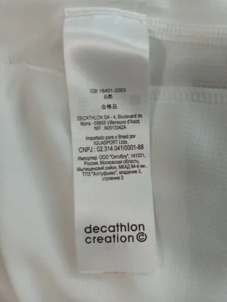 Maillot Ciclismo Btwin Hombre Blanco.XXL