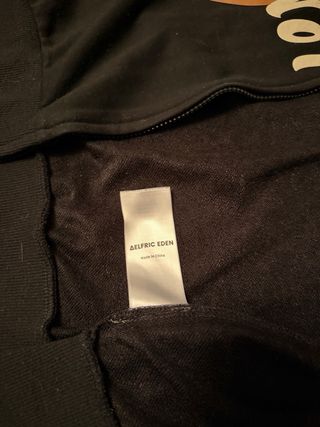 Sudadera Negra con Cremallera