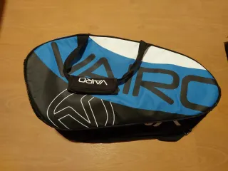 Mochila pádel Vairo azul y blanca buen estado
