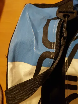 Mochila pádel Vairo azul y blanca buen estado