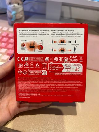 Adaptador WiFi MERCUSYS AC1300 USB Dual Band