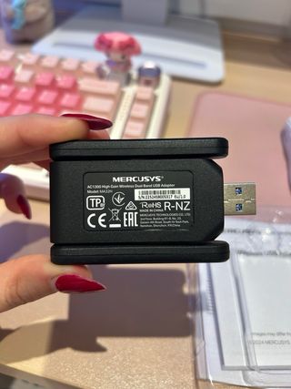 Adaptador WiFi MERCUSYS AC1300 USB Dual Band