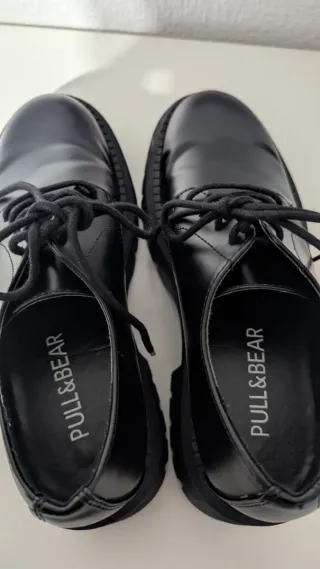 Mocasines negros con plataforma