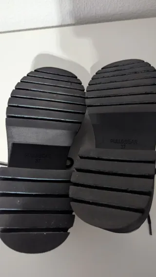 Mocasines negros con plataforma
