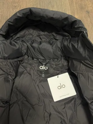 Abrigo Alo Yoga Negro Mujer
