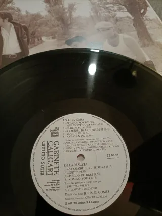 Gabinete Caligari vinilo LP Camino Soria