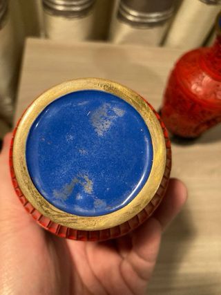 Coppia Vasi Cinesi Porcellana Decorati