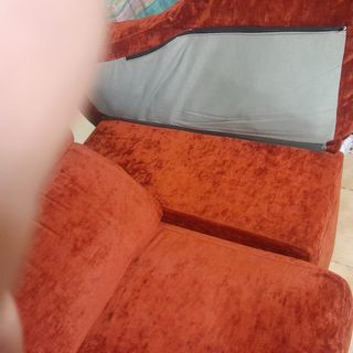 Sofá 2+3 plazas rojo